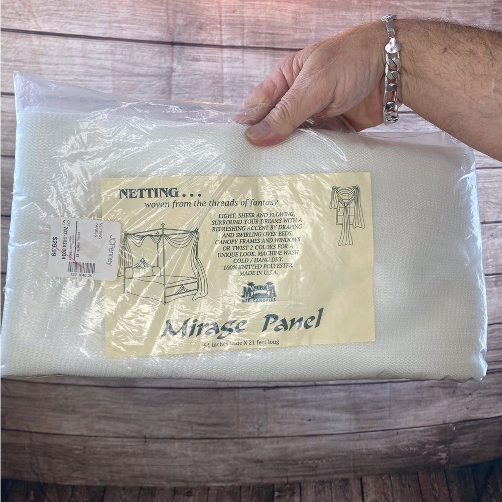 jcpenney White Mirage Netting Panel